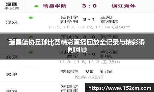 瑞昌篮协足球比赛精彩直播回放全记录与精彩瞬间回顾